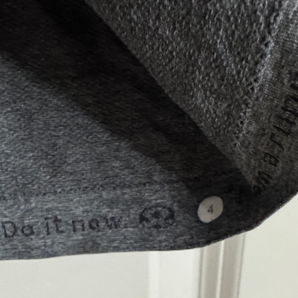 lululemon athletica Charcoal Short Sleeve Tee - Picture 2 of 3